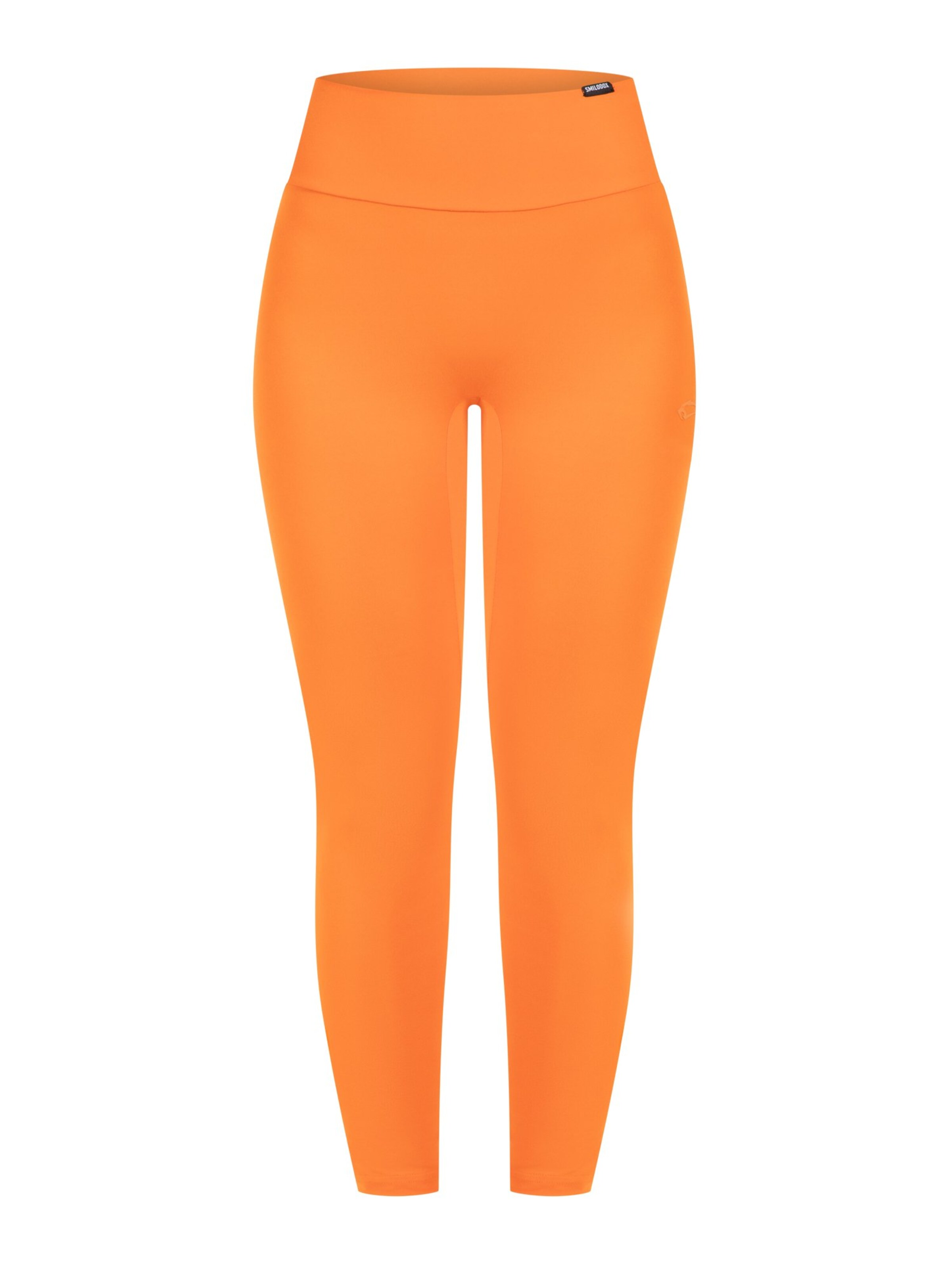 Smilodox Slimfit Leggings in Oranje: voorkant