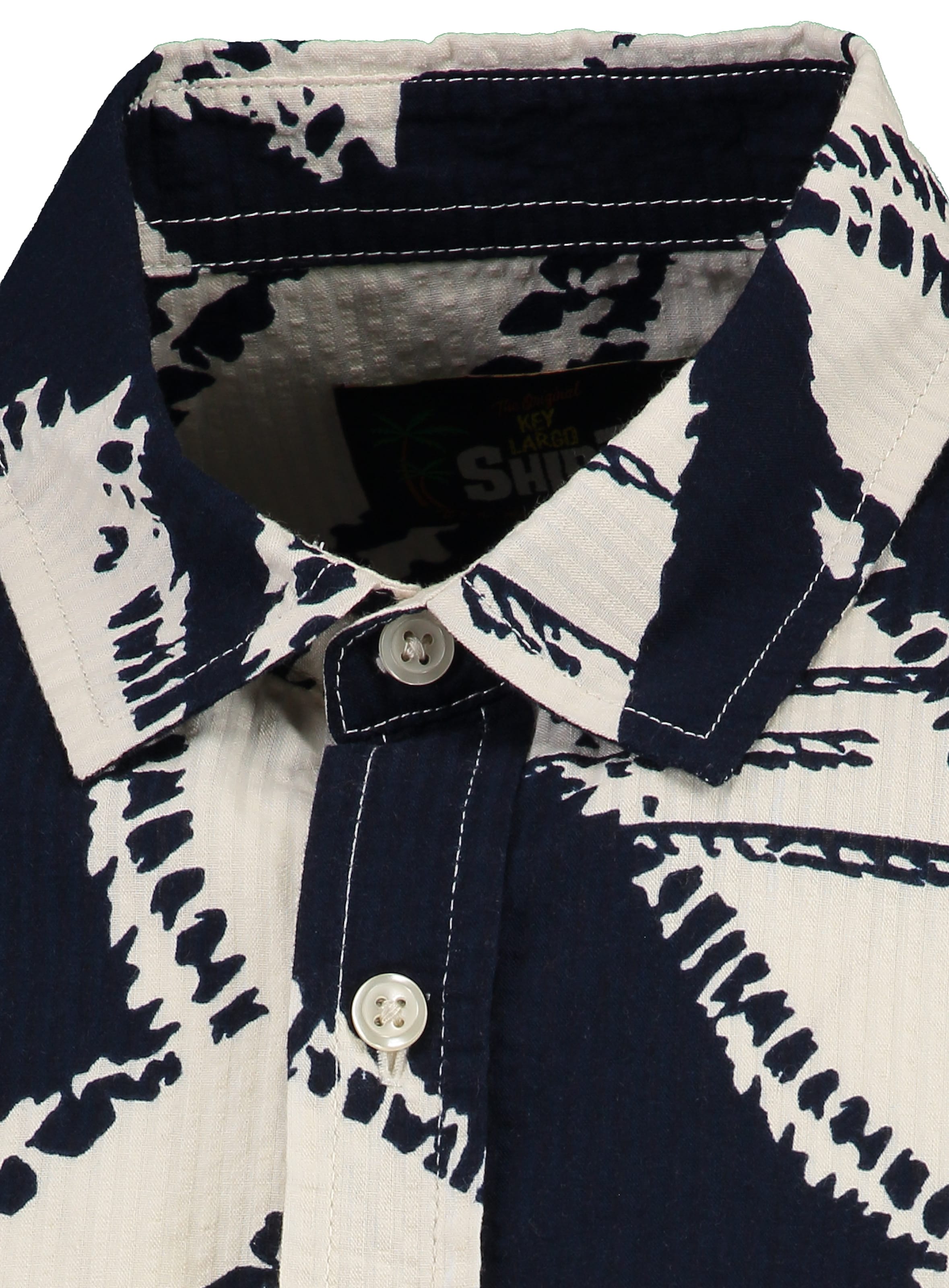 Key Largo Средняя посадка Рубашка 'MSH SPARX' в Синий