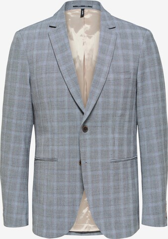 SELECTED HOMME Slim Fit Businessblazer 'Liam' i grå: forside