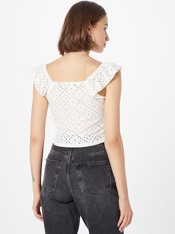 VERO MODA - Camiseta 'Tassa' en blanco