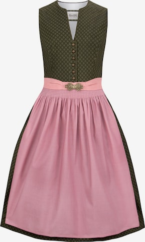 STOCKERPOINT Dirndl 'Luana' in Groen: voorkant
