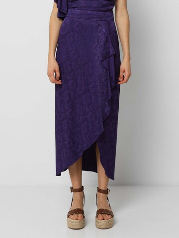 Scalpers Skirt in Purple: front