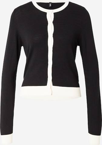 ONLY Strickjacke 'ONLCONTA' in Schwarz: Vorderseite