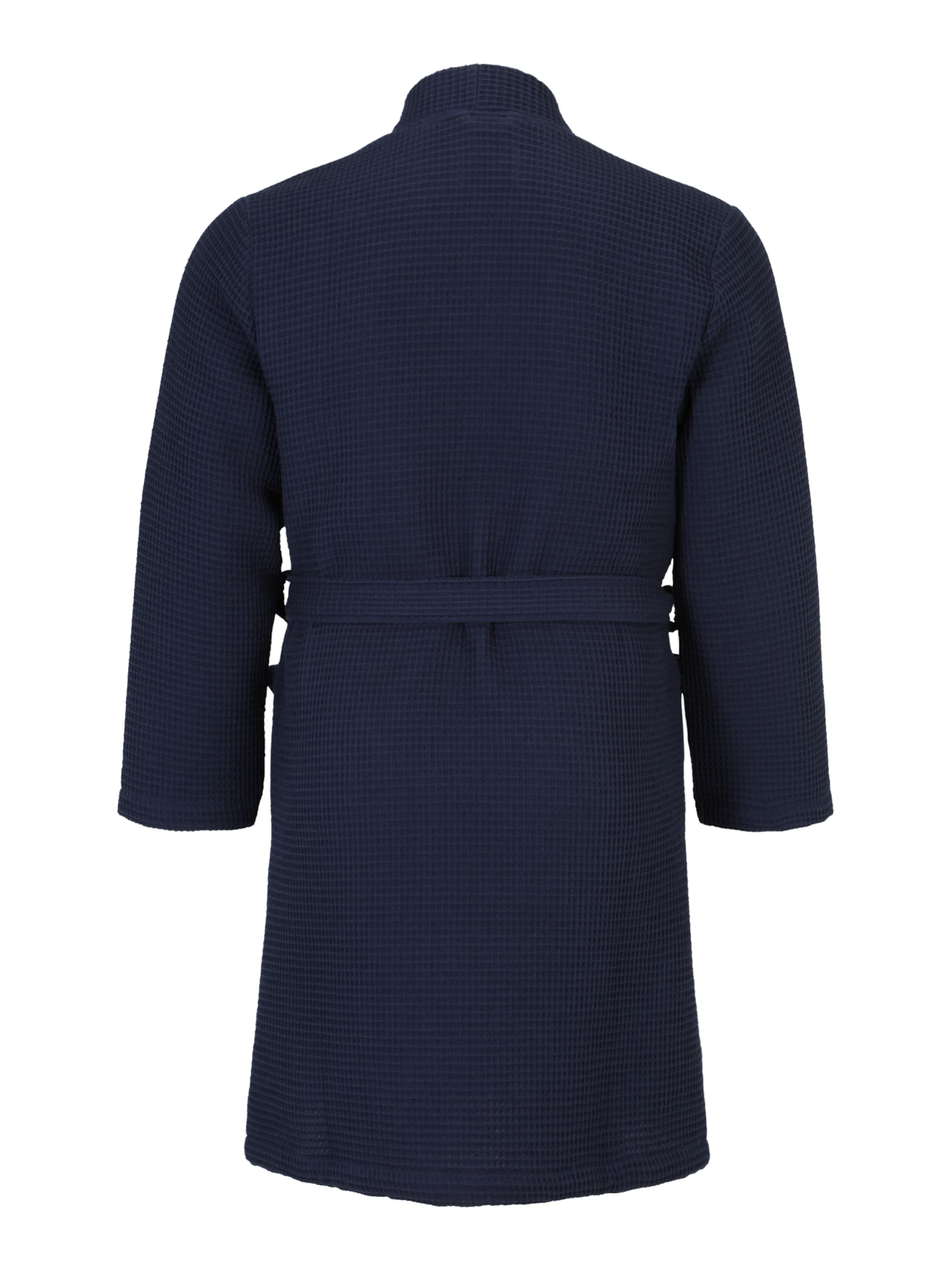 SCHIESSER Bathrobe short in Blue
