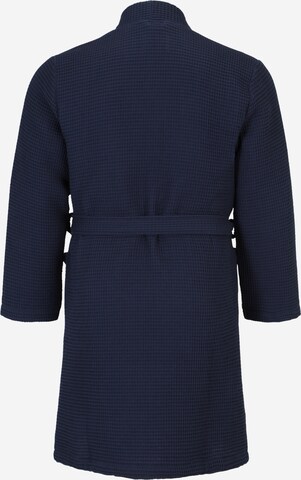 SCHIESSER Short Bathrobe in Blue