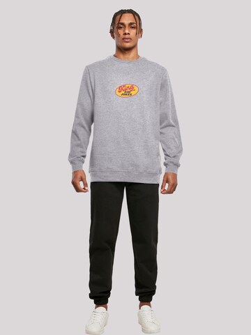 F4NT4STIC Sweatshirt 'King Of Dad Jokes Witziges Vatertagsmotiv' in Grey