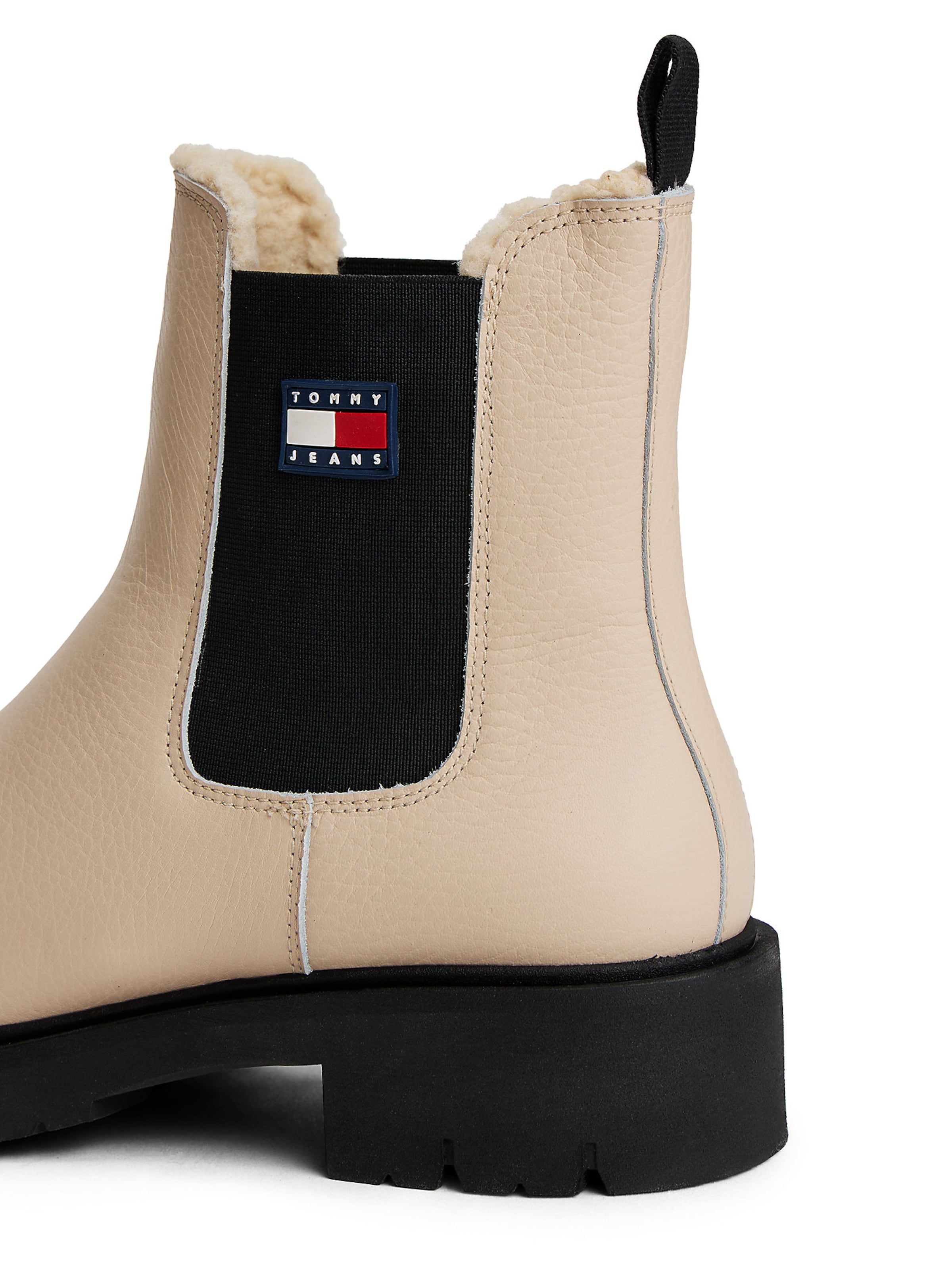 Tommy Jeans Chelsea boots in Beige