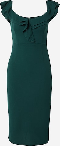 Robe de cocktail Skirt & Stiletto en vert : devant