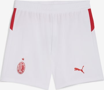 Regular Pantalon de sport 'AC Milan 25/26' PUMA en blanc : devant