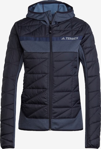 Veste outdoor ADIDAS TERREX en bleu : devant