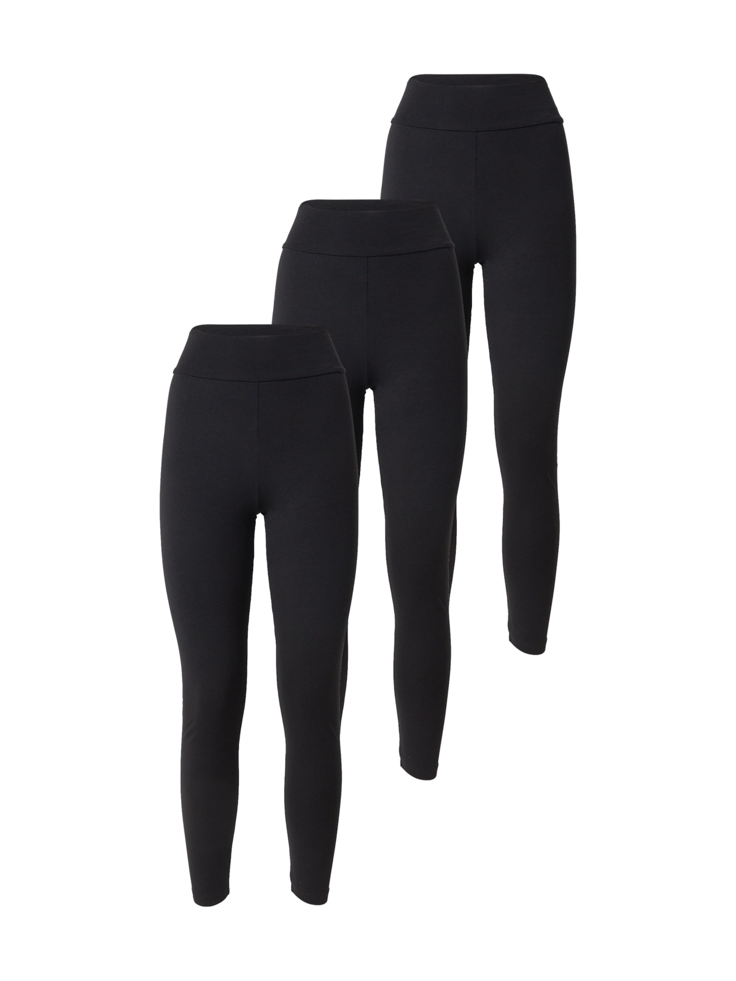 melns ABOUT YOU Šaurs Legingi 'Tessy': no priekšpuses