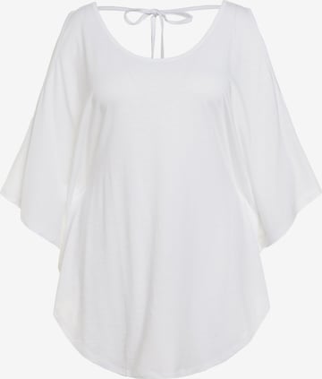 Ulla Popken Shirt in Wit: voorkant