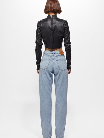 Wide leg Jeans 'Kara' de la Young Poets pe albastru