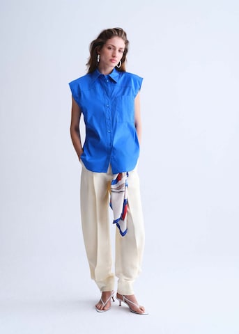 MANGO Blusentop 'Katrina' in Blau