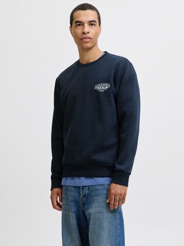 Bluză de molton 'JJMAKOTO' de la JACK & JONES pe albastru: față