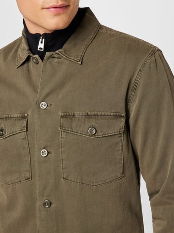 AllSaints Regular fit Button Up Shirt in Green