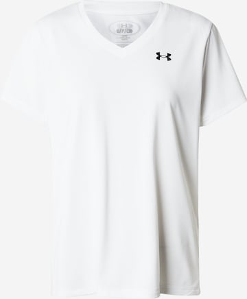 UNDER ARMOUR Λειτουργικό μπλουζάκι σε λευκό: μπροστά