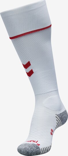 Hummel Sportsocken in grau / rot / weiß, Produktansicht