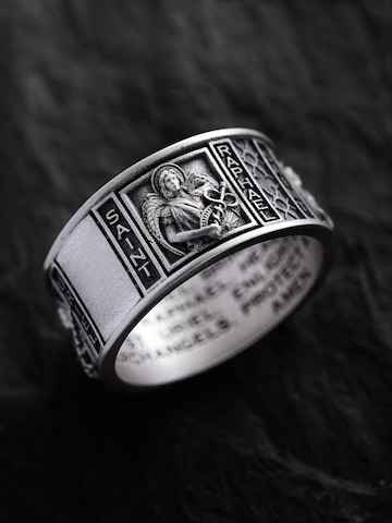 REYTEL Ring 'ARCHANGELS PROTECTION'‌‌‌‌ in Silber: Vorderseite