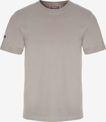 Henderson - Camiseta 'Leichtes Baumwoll-T-Shirt mit Rundhals, T-Line S' en gris: frente