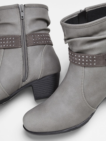 Bottines bonprix en gris
