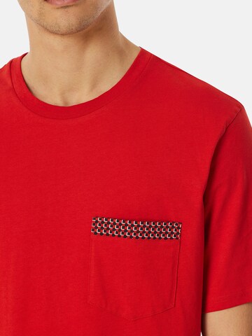SCHIESSER - Pijama corto ' Comfort Nightwear ' en rojo