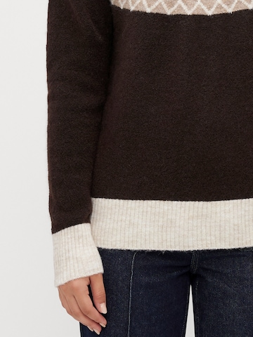 Vero Moda Petite Sweater 'VMSIMONE' in Brown