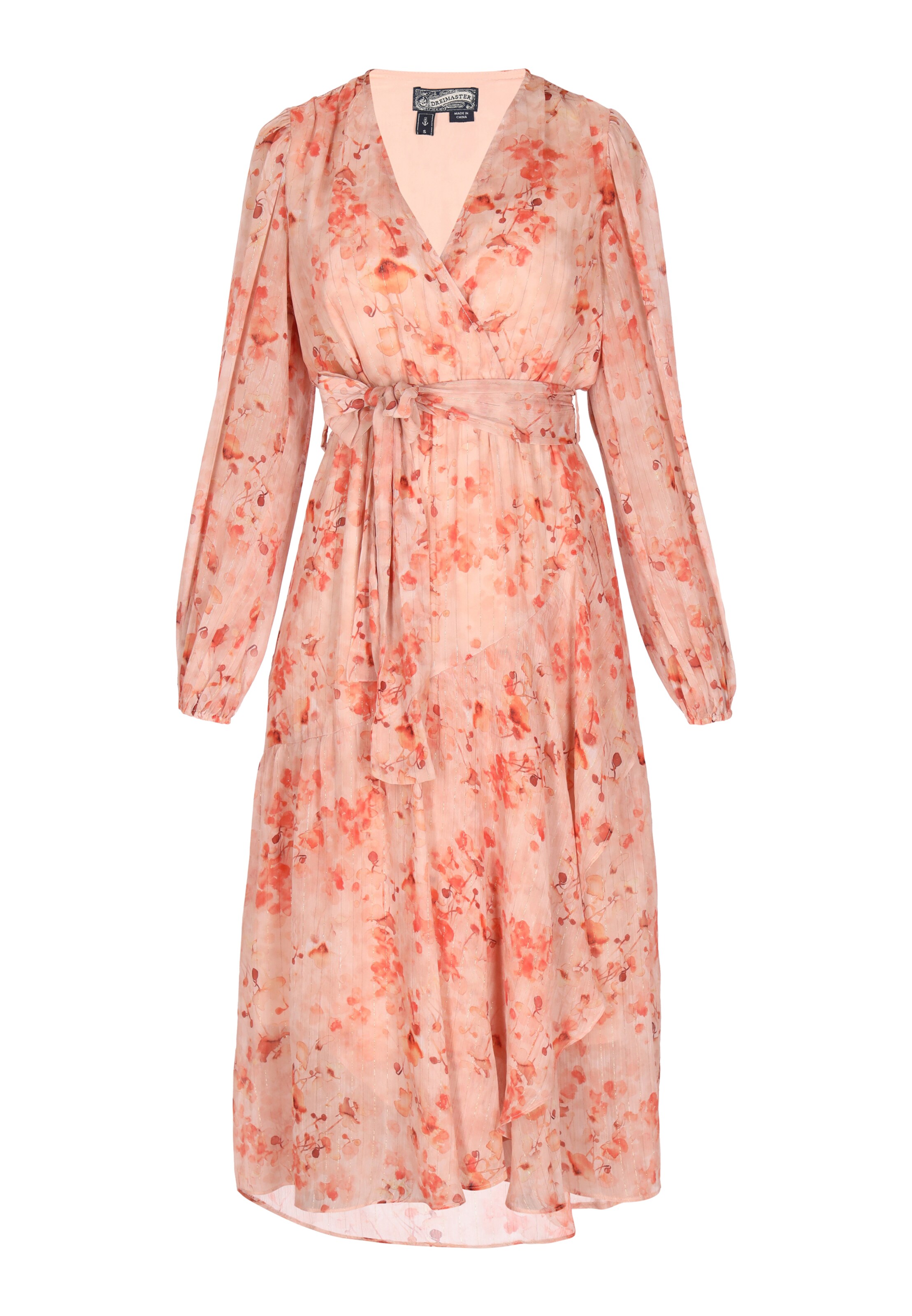 DreiMaster Vintage Kleit, värv oranž: eest vaates