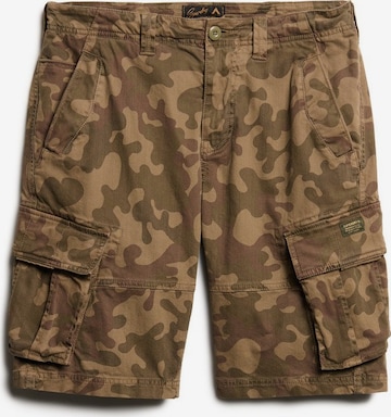 Pantalon cargo 'Core' Superdry en vert : devant
