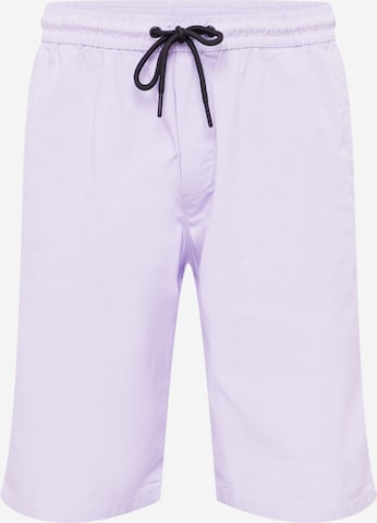 TOM TAILOR DENIM Pants in Purple: front