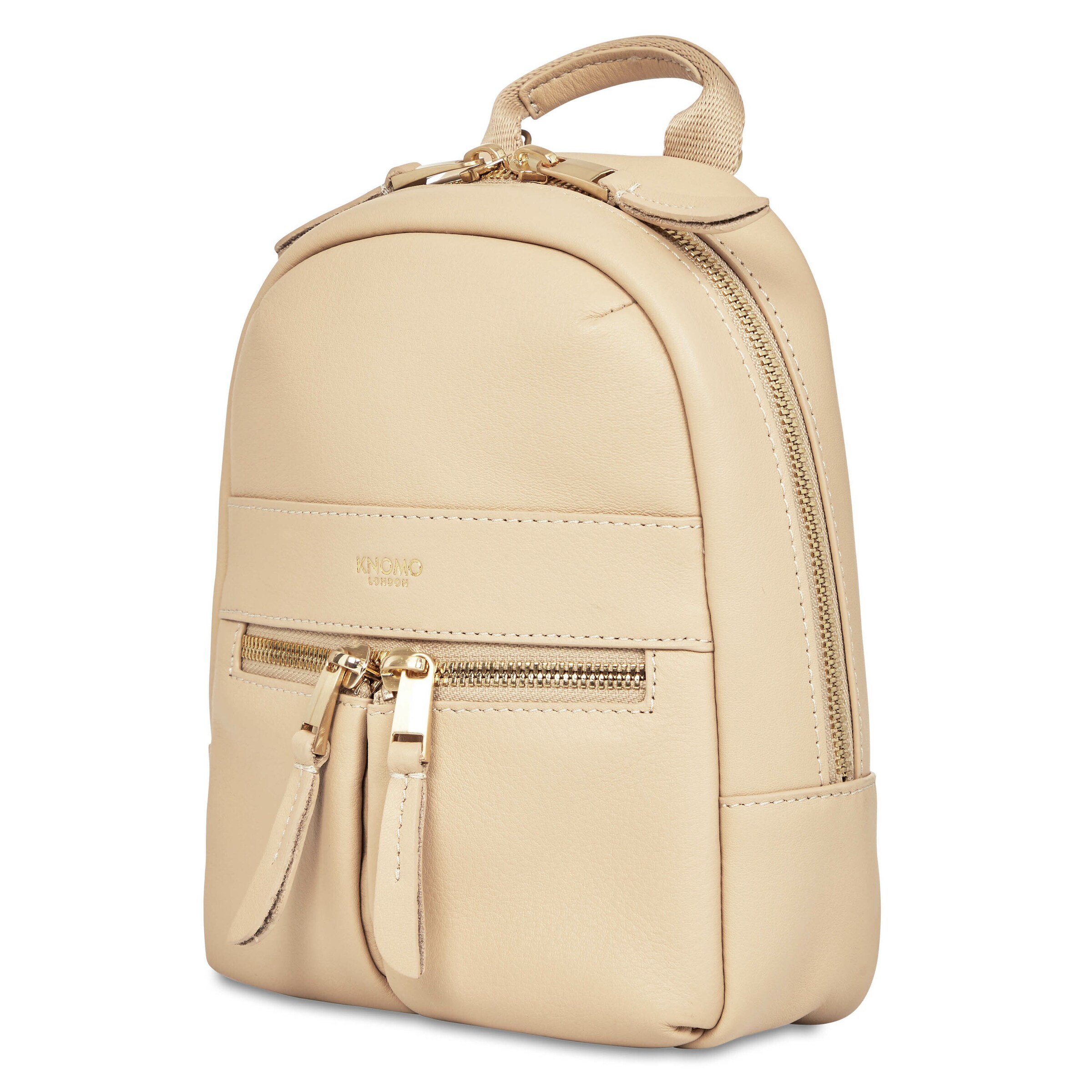 KNOMO Backpack 'Mayfair Luxe' in Beige