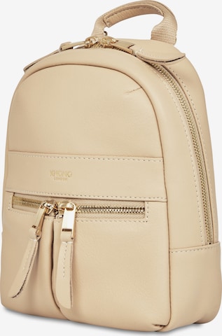 KNOMO Backpack 'Mayfair Luxe' in Beige