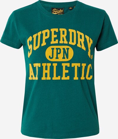Superdry T-shirt 'VARSITY' en jaune / émeraude, Vue avec produit