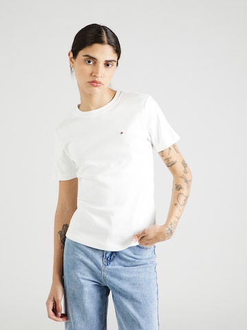 TOMMY HILFIGER T-shirt 'Cody' i vit: framsida
