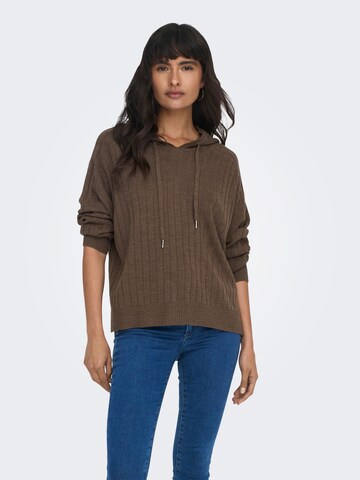 Pull-over ONLY en marron : devant