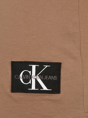 Calvin Klein Jeans Plus Koszulka w kolorze beżowy