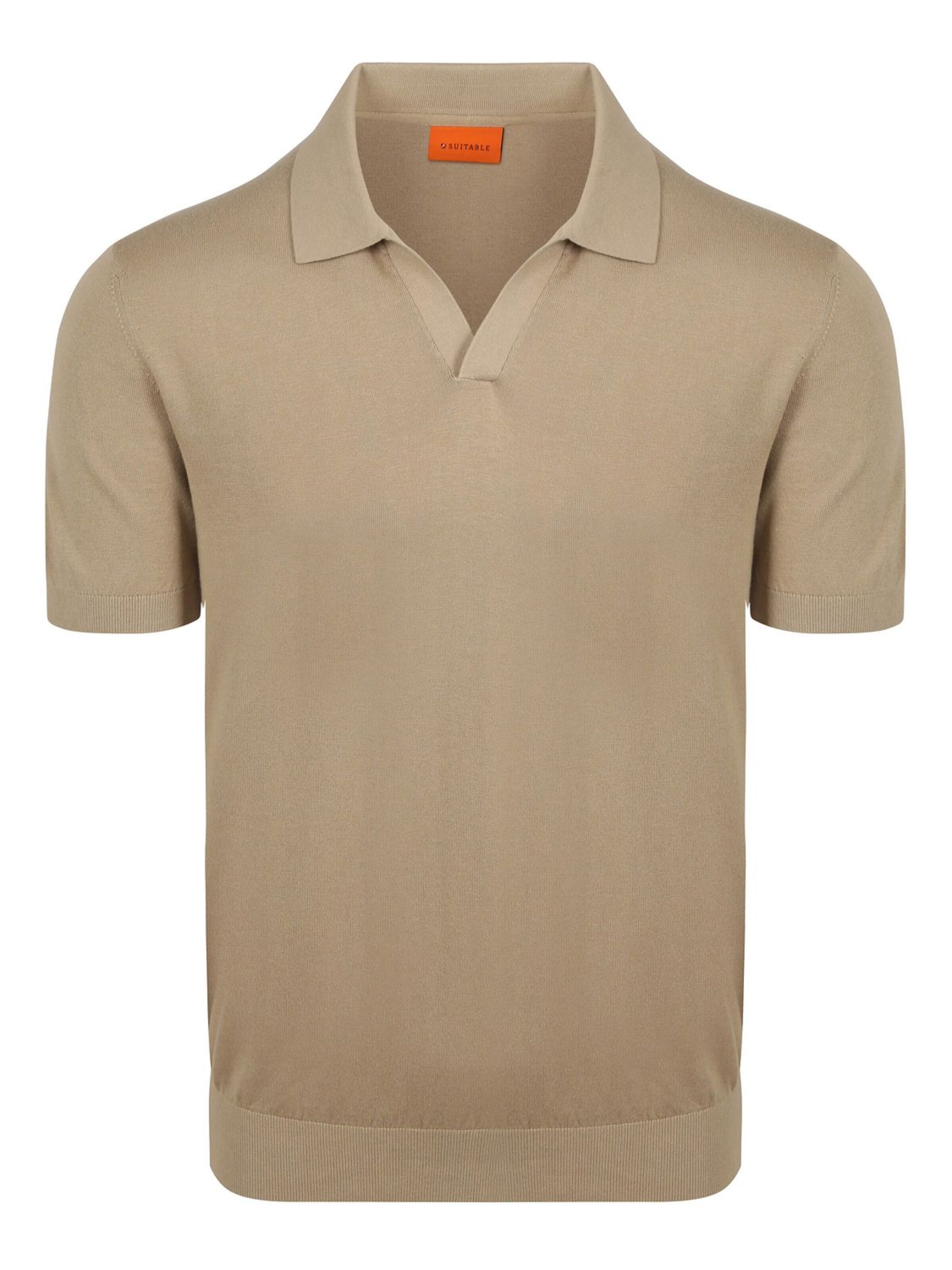 Suitable Shirt in Beige: voorkant