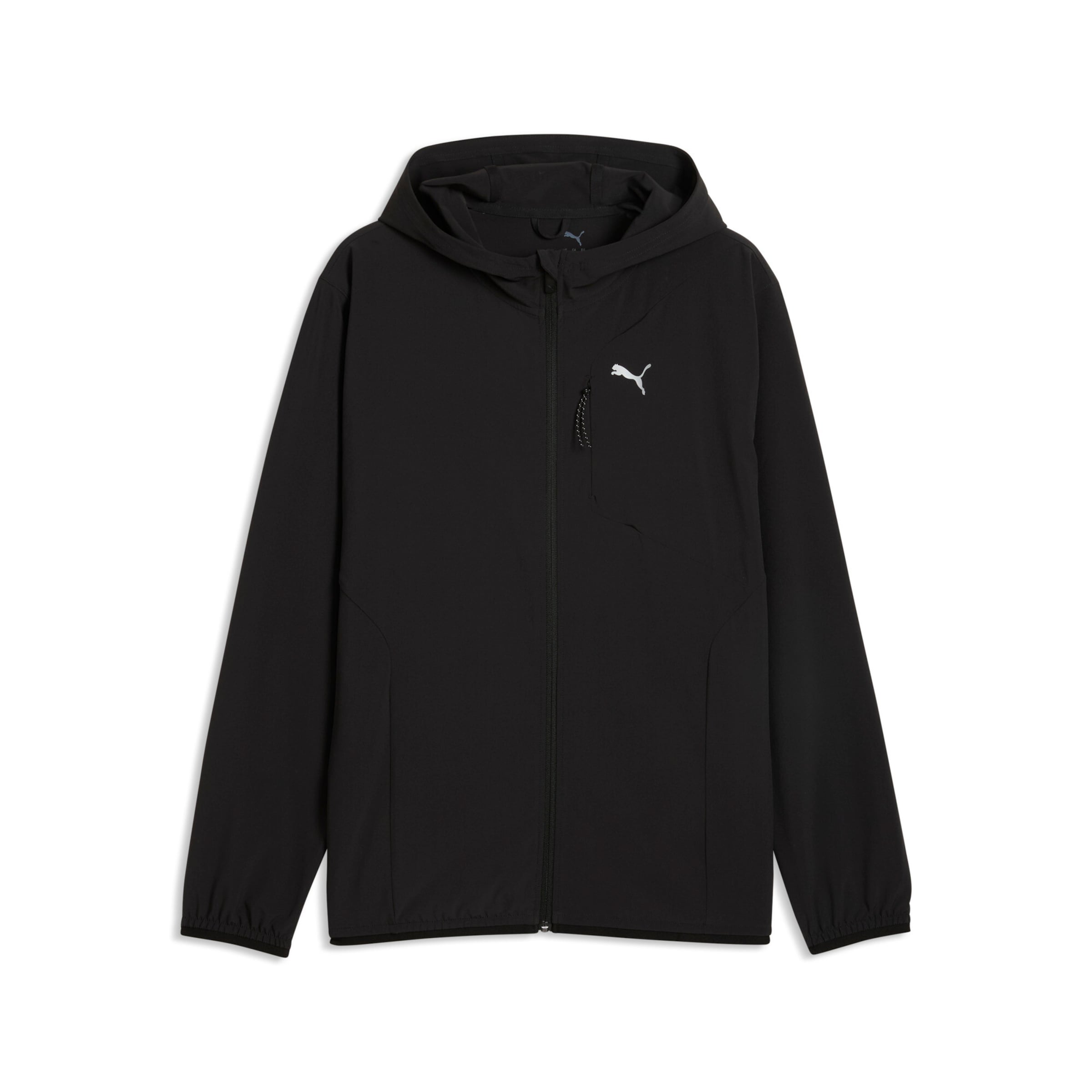 PUMA Sweatjacke in Schwarz: Vorderseite