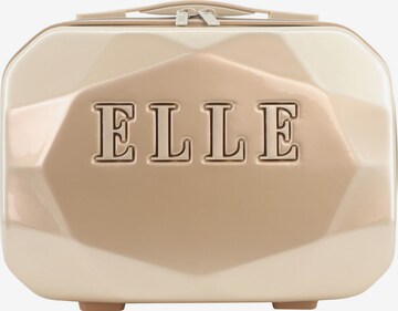 ELLE Kosmetiktasche 'Diamond' in Gold: predná strana