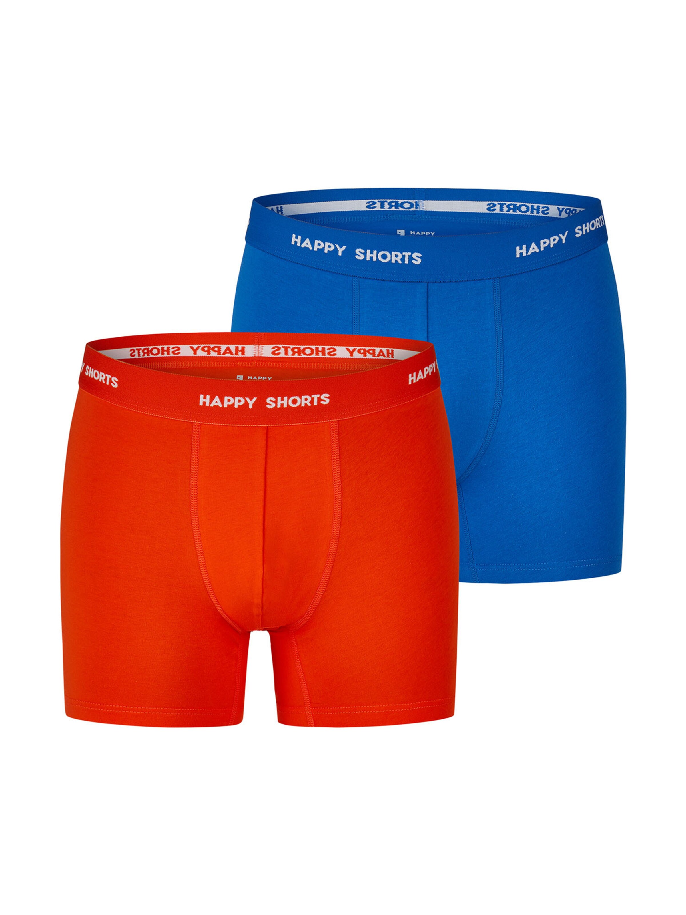 Happy Shorts Onderbroek 'Neon' in Blauw: voorkant