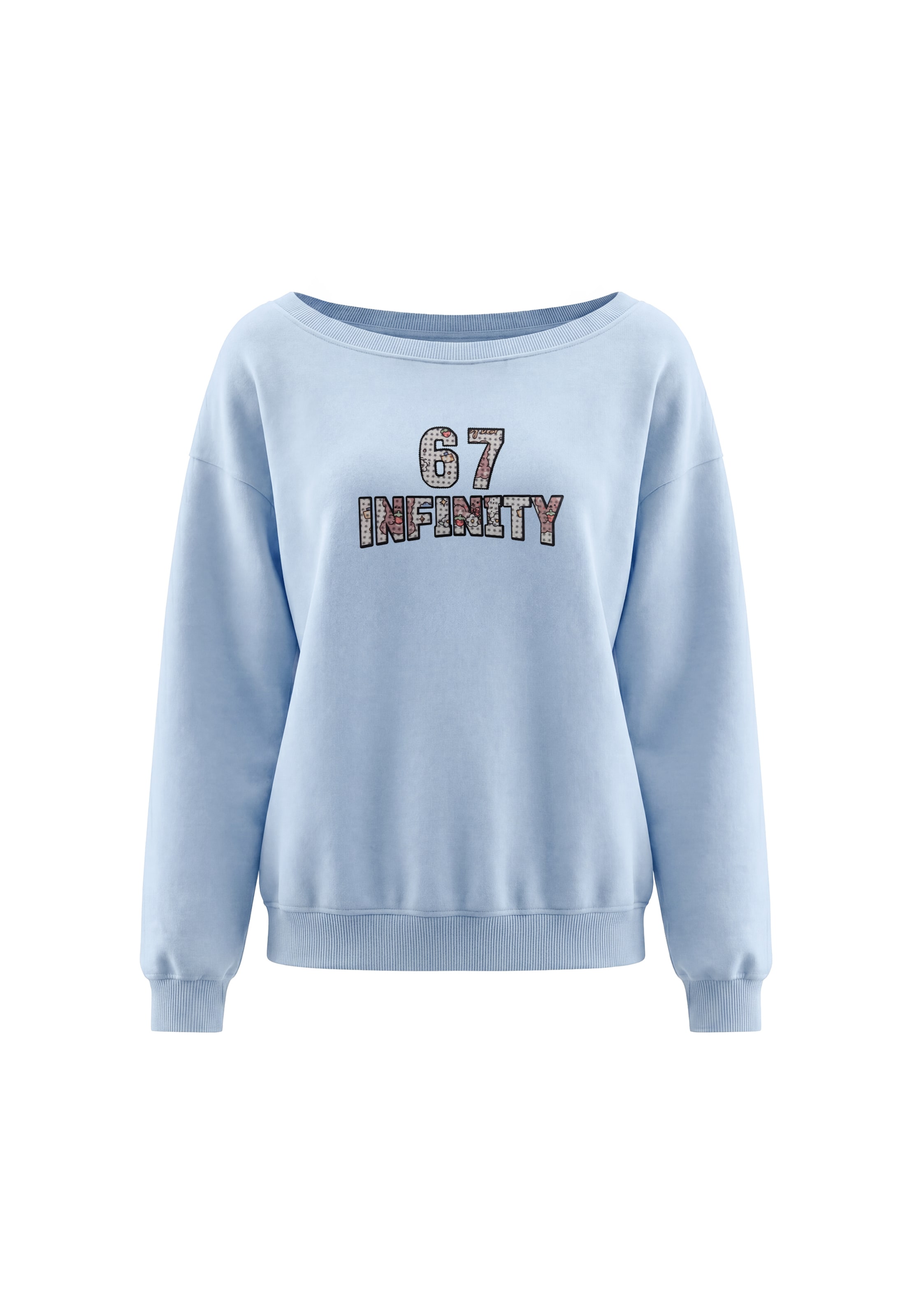 Sweat-shirt MYMO en bleu : devant