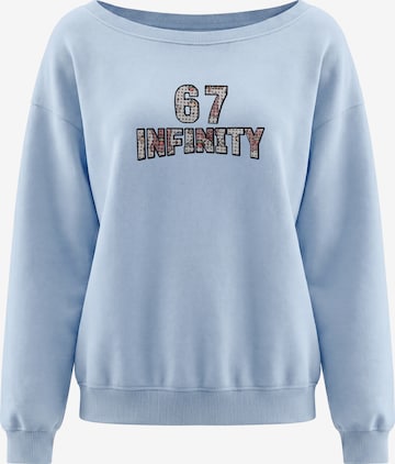 Sweat-shirt MYMO en bleu : devant