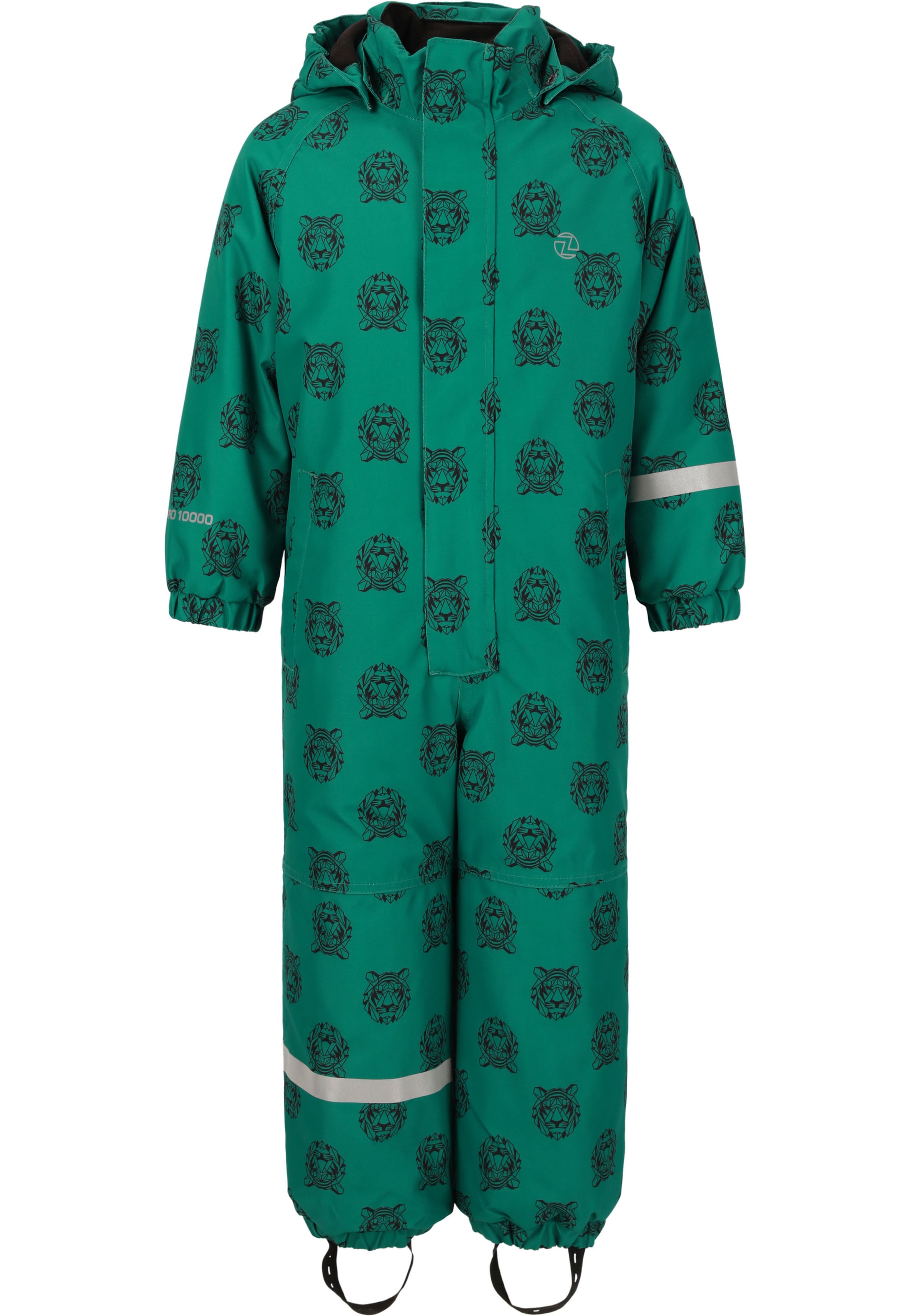 ZigZag Schneeanzug 'Tower' in Grün: Vorderseite