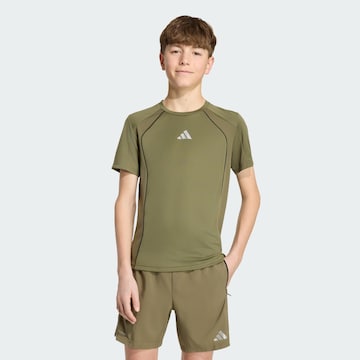 ADIDAS SPORTSWEAR - Camisa funcionais em verde: frente