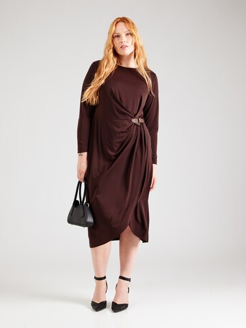 Robe 'SABLISE' Lauren Ralph Lauren Plus en marron