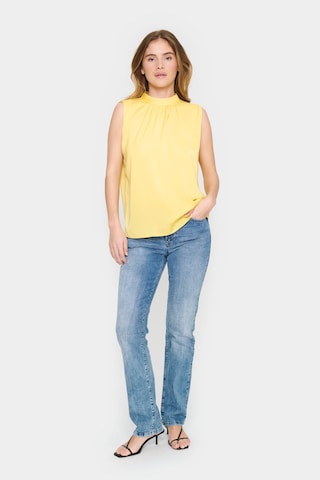 SAINT TROPEZ Bluse 'Aileen' in Gelb
