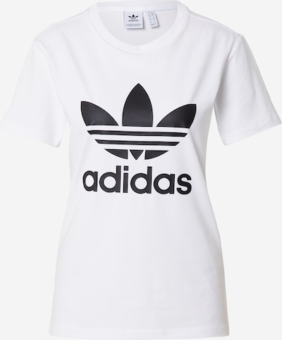 ADIDAS ORIGINALS Тениска 'Adicolor Classics Trefoil' в черно / бяло, Преглед на продукта