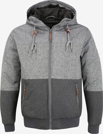 INDICODE JEANS Between-Season Jacket 'Hannibal' in Grey: front