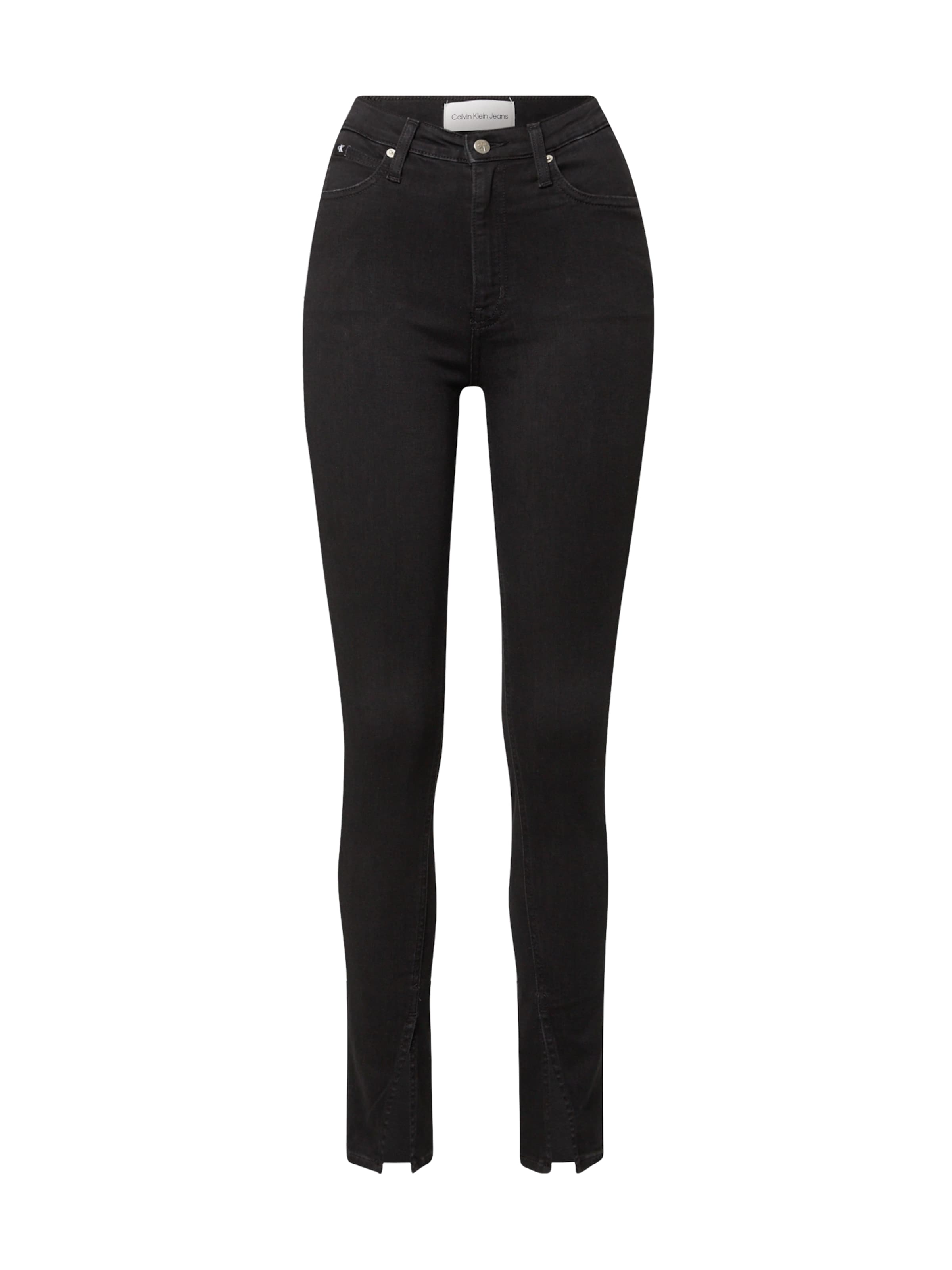 Calvin Klein Jeans Skinny Jeans in Black: front