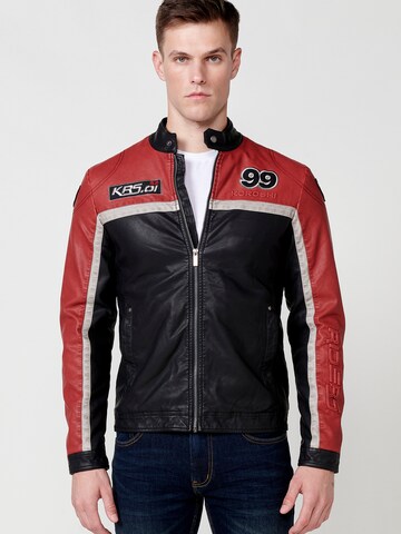KOROSHI Between-season jacket in Red: front